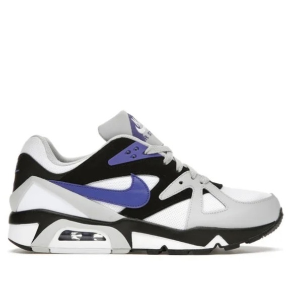 Nike Men’s Air Structure Grey Fog/Lapis-Black-White Purple - Picture 1 of 7